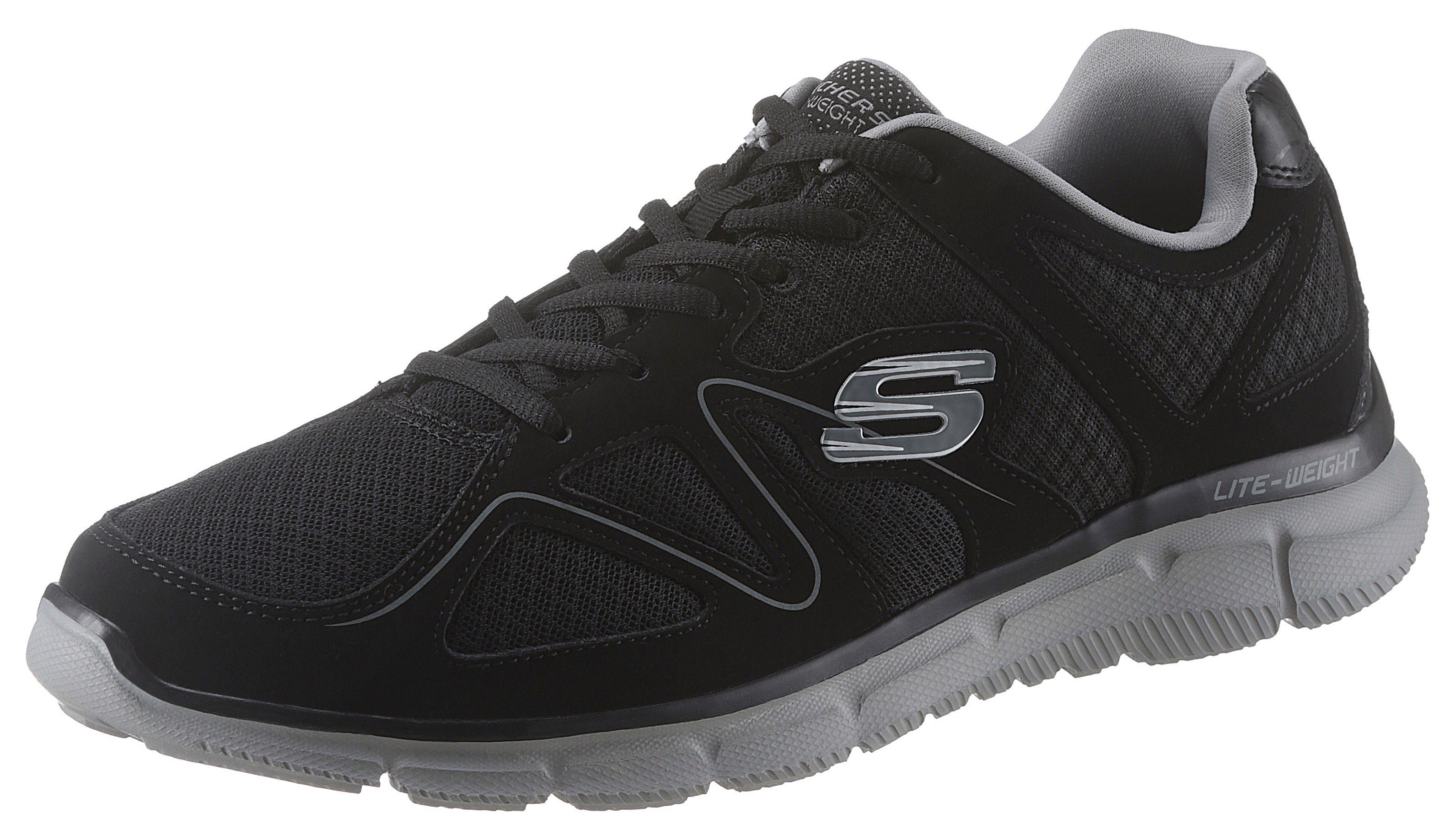 Memory Skechers Foam-Ausstattung schwarz Sneaker Verse komfortabler mit