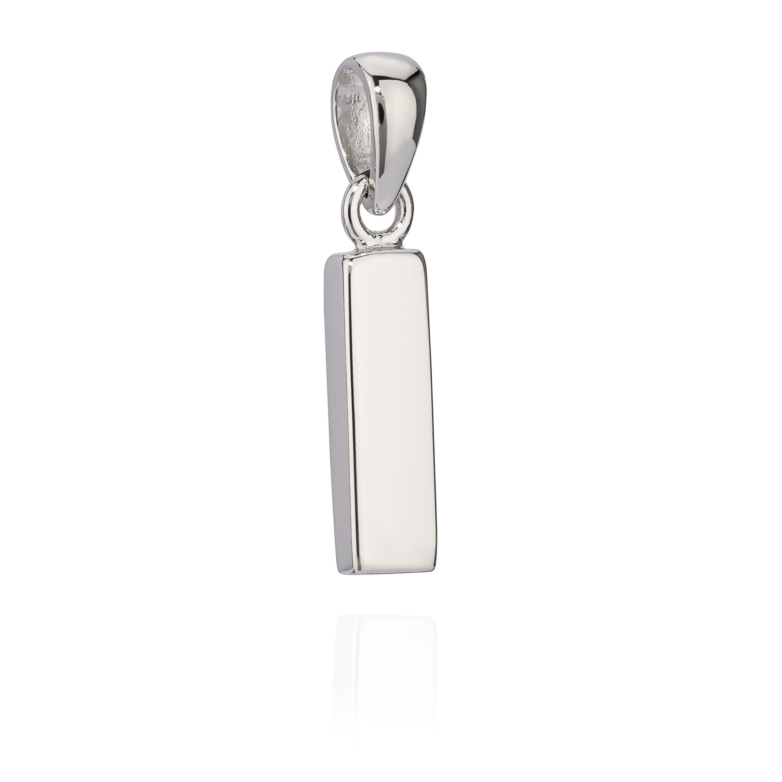 NKlaus Kettenanhänger 13x4mm Kettenanhänger Buchstabe I günstig online kaufen