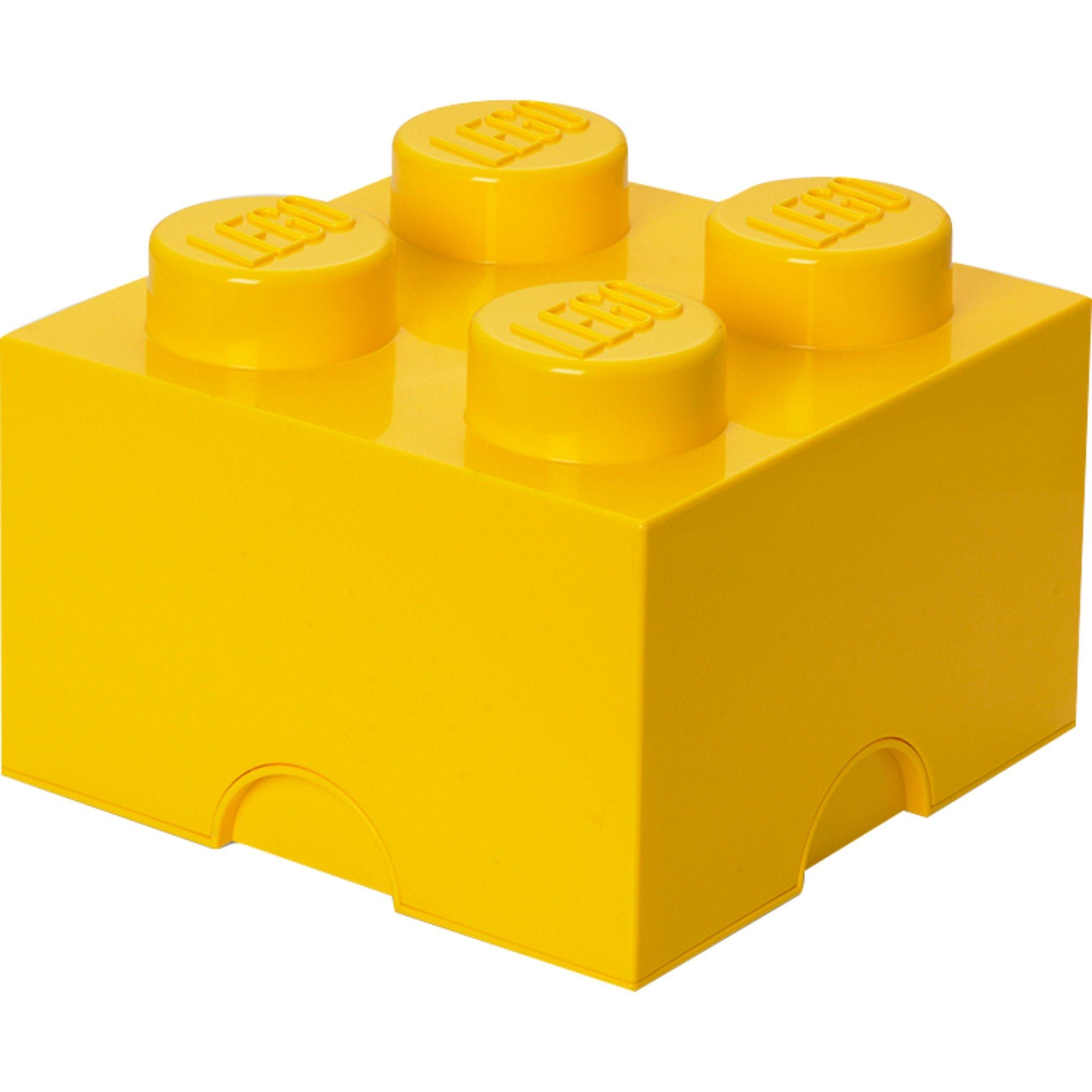 Room Copenhagen Spielzeugtruhe Room Copenhagen LEGO Storage Brick 4 gelb günstig online kaufen