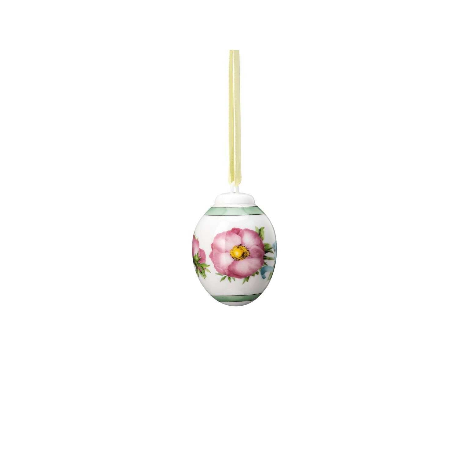 Kettenanhänger Hutschenreuther Frühlingswiese Mini-Ei, Porzellan
