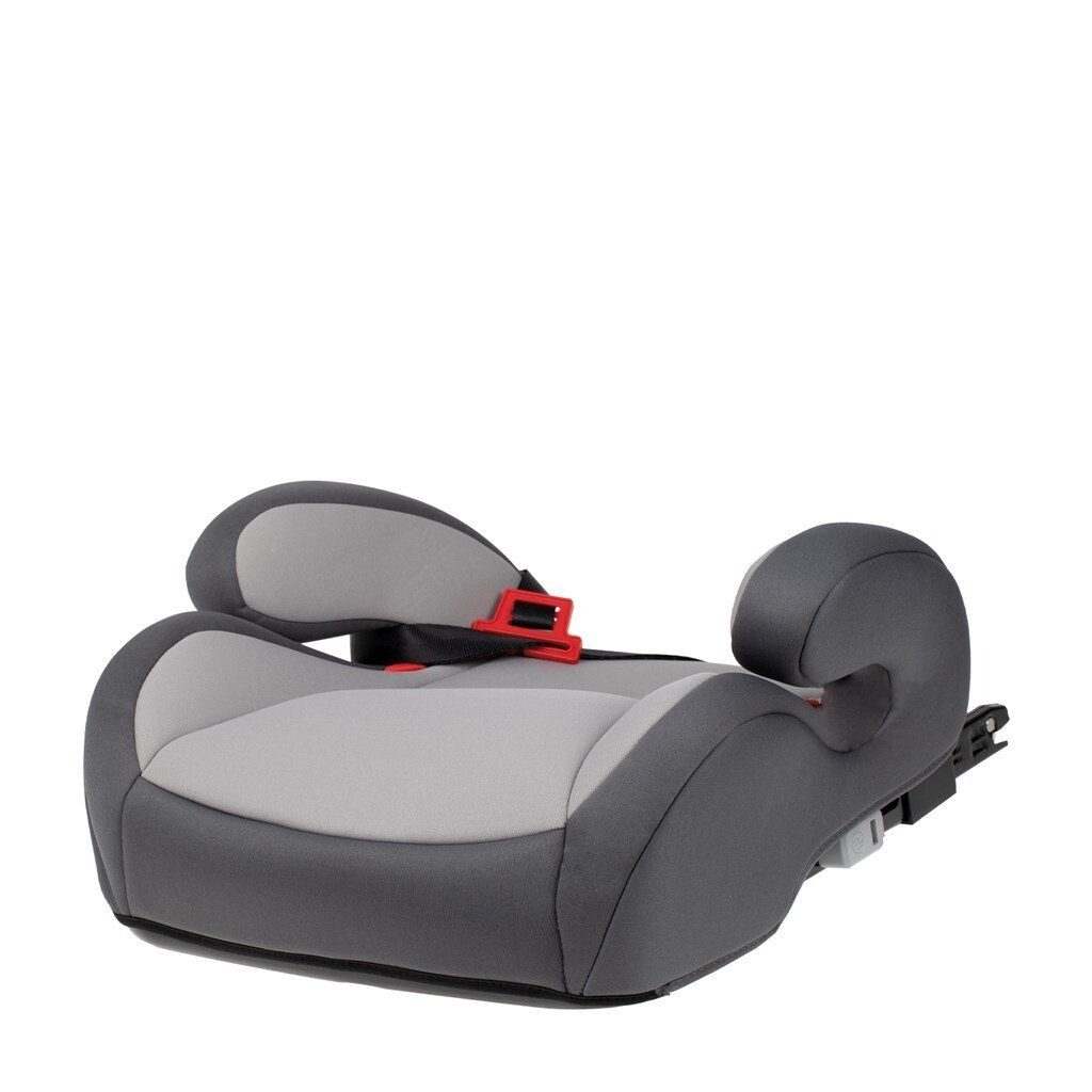 capsula® Autokindersitz Kindersitzerhöhung Isofix Sitzerhöhung mit Gurtführung (15-36kg) gr grau