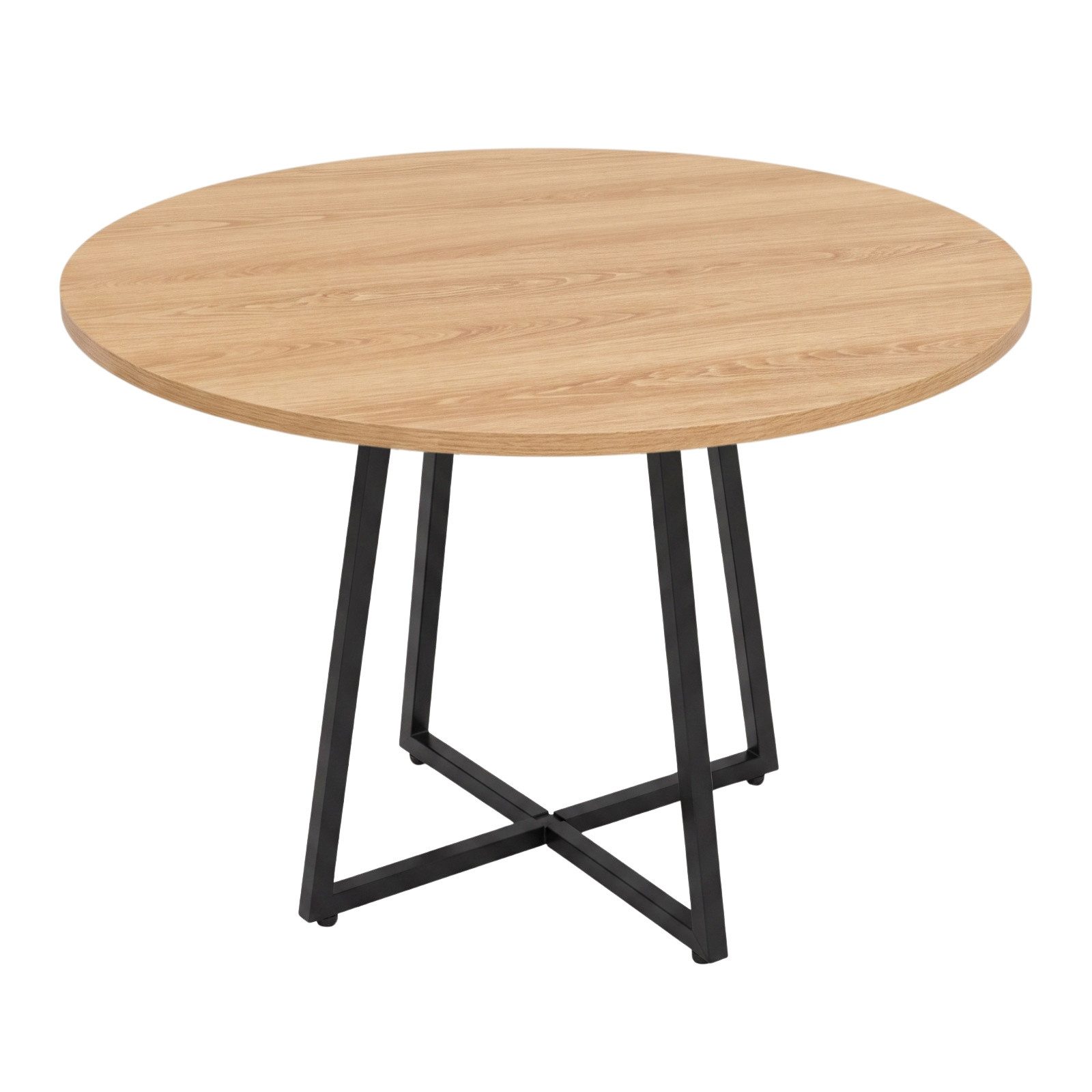 SCENA LIVING Küchentisch Runder Tisch mit Kreuzfuß, Ø 80 cm x 72 cm