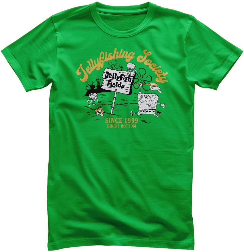 Spongebob Schwammkopf T-Shirt Jellyfishing Society T-Shirt