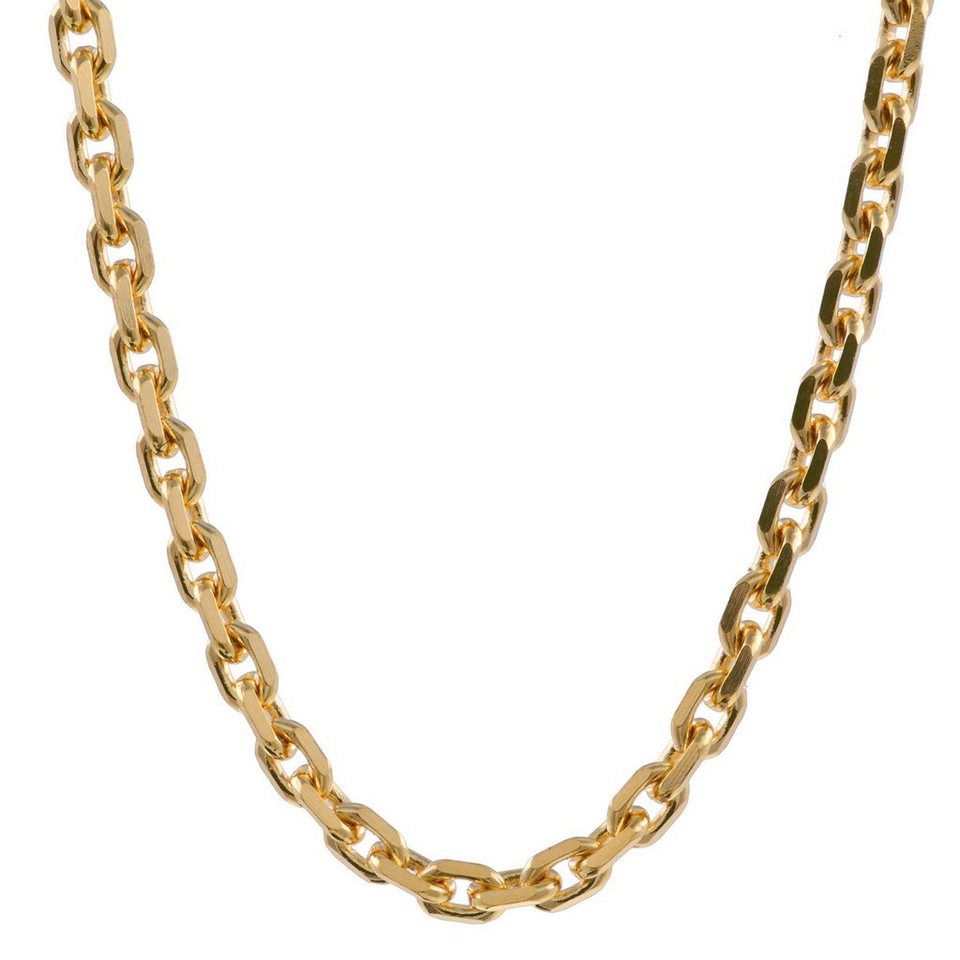 HOPLO Goldkette »Ankerkette diamantiert 585 - 14 Karat Gold 1,7 mm