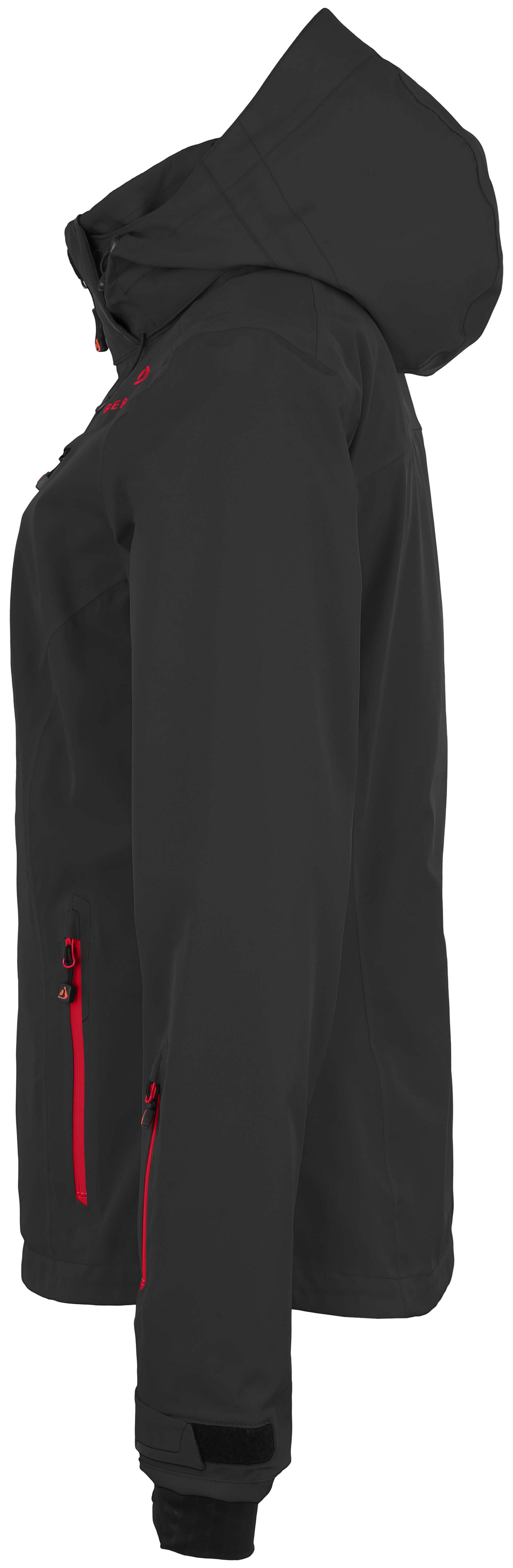Bergson Regenjacke NICE light Damen Skijacke & Outdoorjacke, gefüttert, 20000 mm Wassersäule, Langg