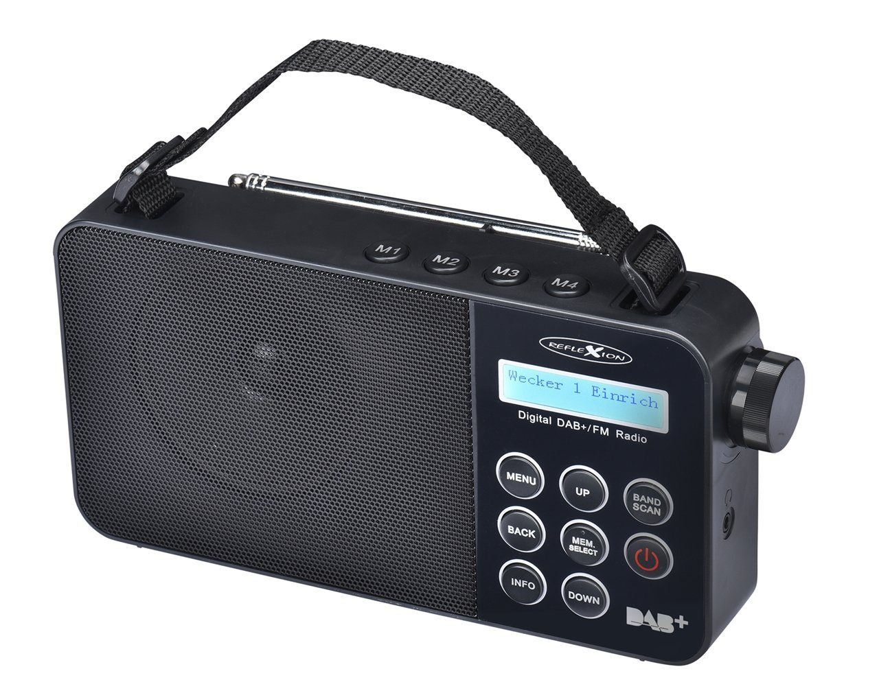 Reflexion TRA2350DAB Digitalradio (DAB) (Digitalradio (DAB), mit  Kopfhörerausgang, Tragegurt und ausziehbarer Teleskopantenne) | Stereoanlagen