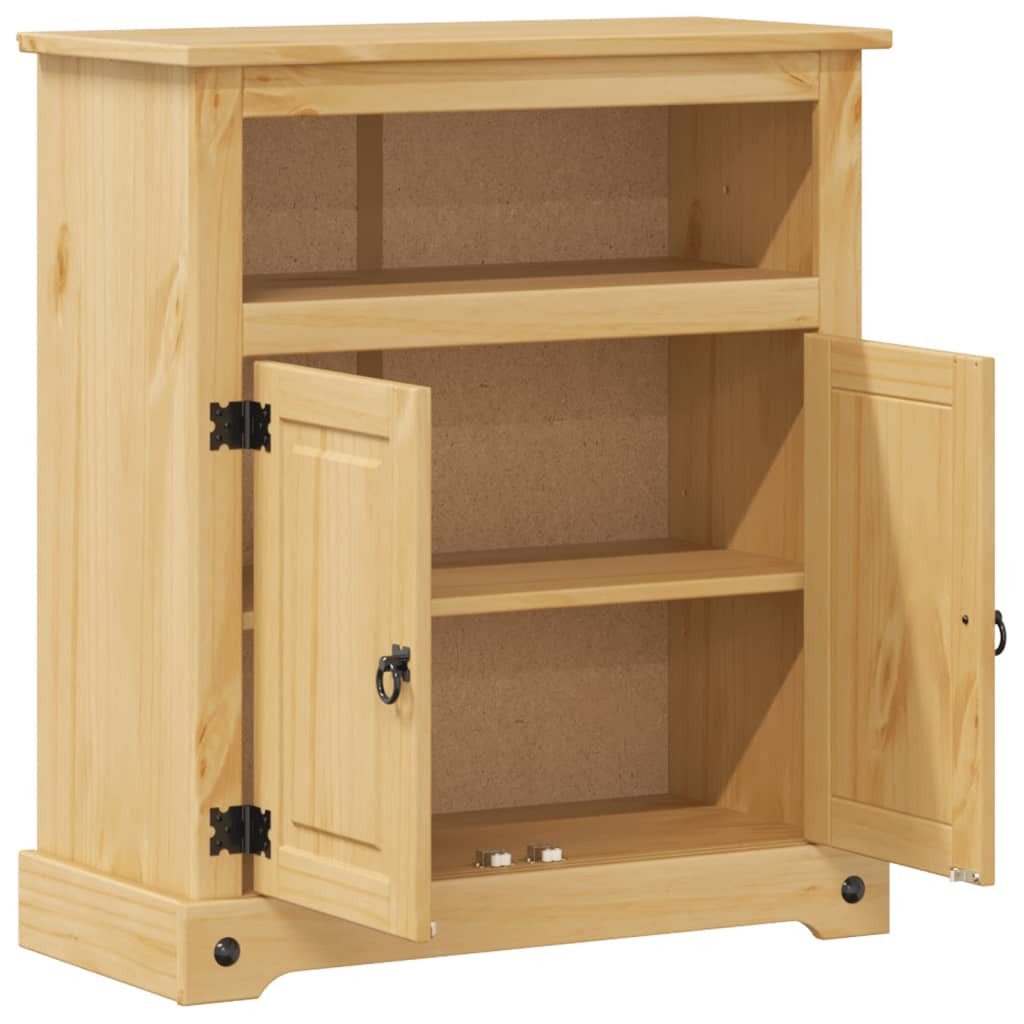 vidaXL Badezimmer-Set Badschrank Corona 70x33x80 cm Massivholz Kiefer – Bild 4 von 5