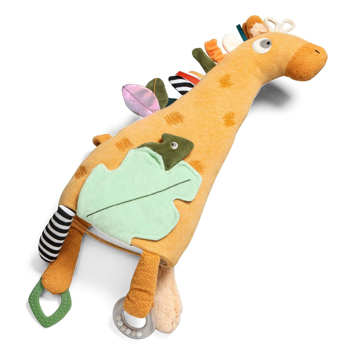 Sebra Kuscheltier SEBRA Glenn die Giraffe Aktivitätsspielzeug orange ikonisch Baby, Aktivitätsspielzeug, Giraffe