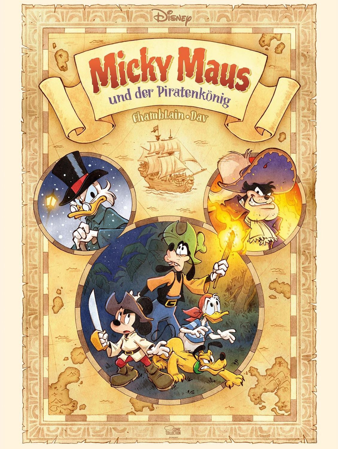 Cartoon Micky Maus und der Piratenkönig Walt Disney, Dav, Joris Chamblain