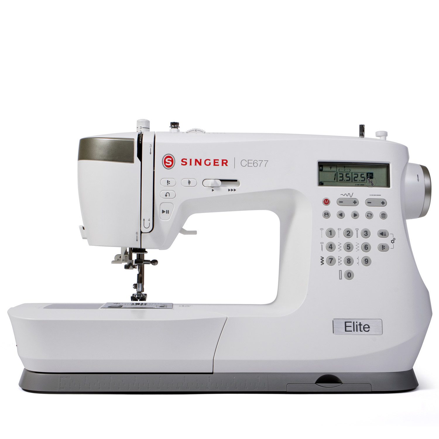Singer Nähmaschine Elite CE677, 200 Programme, Computernähmaschine mit ...