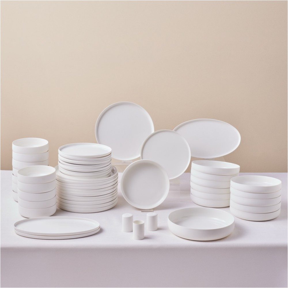 Karaca Frühstücks-Geschirrset Karaca Earth Collection Matte 55-teiliges Geschirrset für 12 Personen