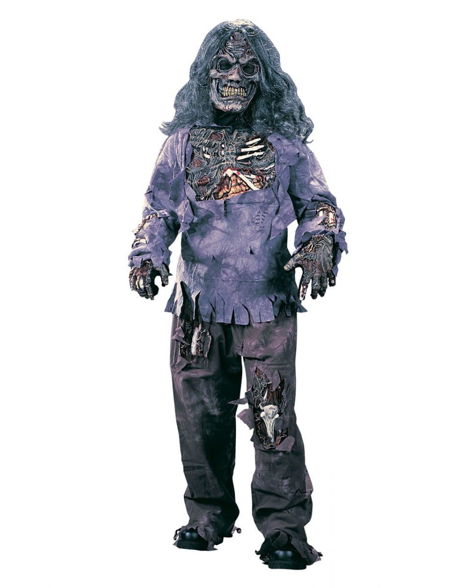 Horror-Shop Zombie-Kostüm 5-tlg. Deluxe Zombie Kinderkostüm für Halloween Pa
