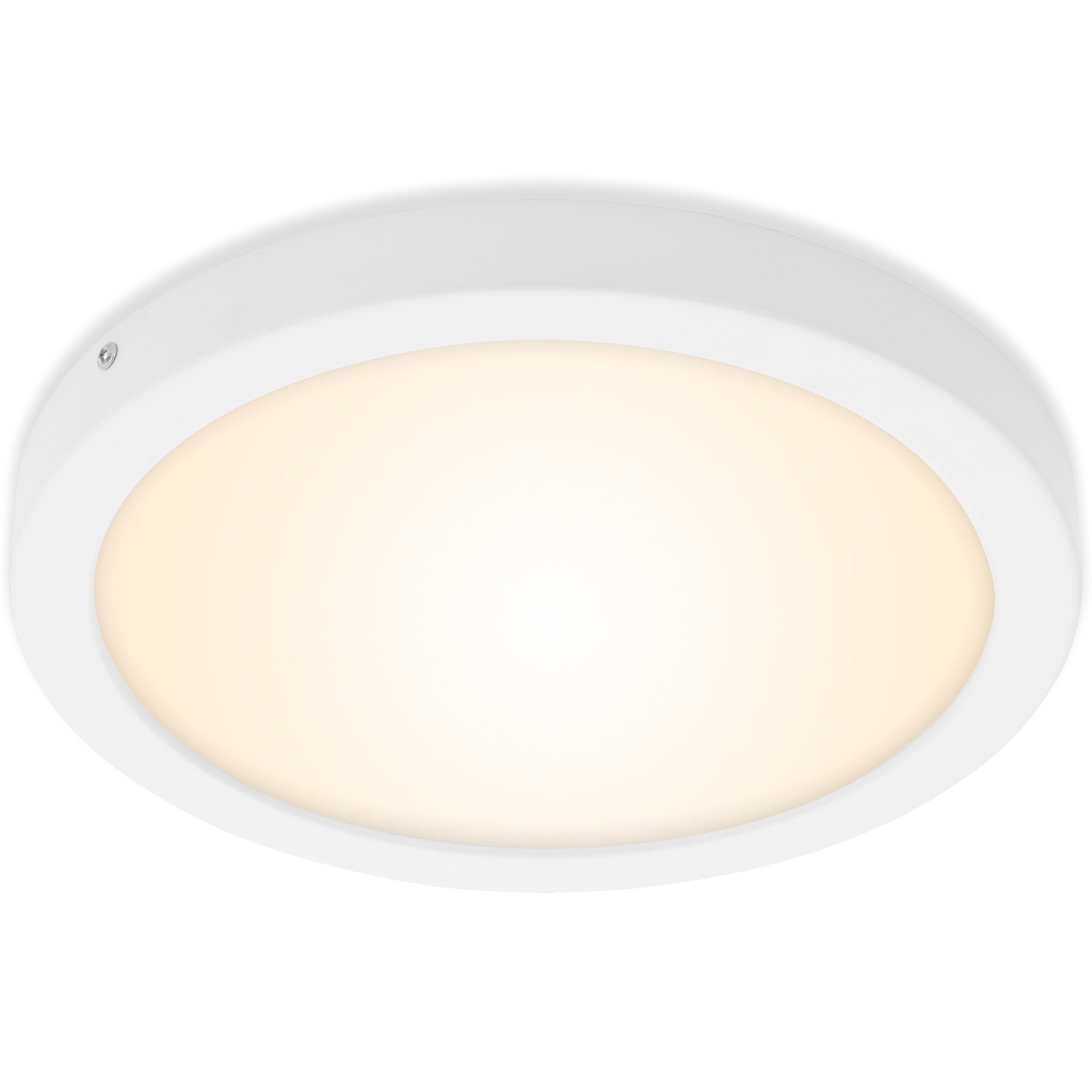 Ø30cm IP20 Warmweiß, 2.000lm W verbaut, modern Briloner Aufbauleuchte 7141-016, Leuchten LED 21,4 3000K Deckenlampe fest