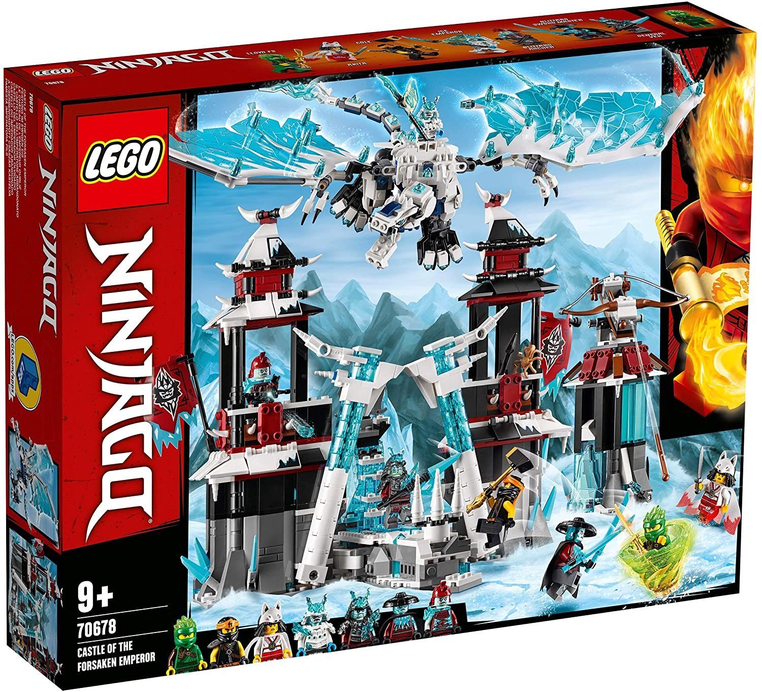 LEGO® Konstruktionsspielsteine NINJAGO® 70678 Festung im ewigen Eis, (1218  St)