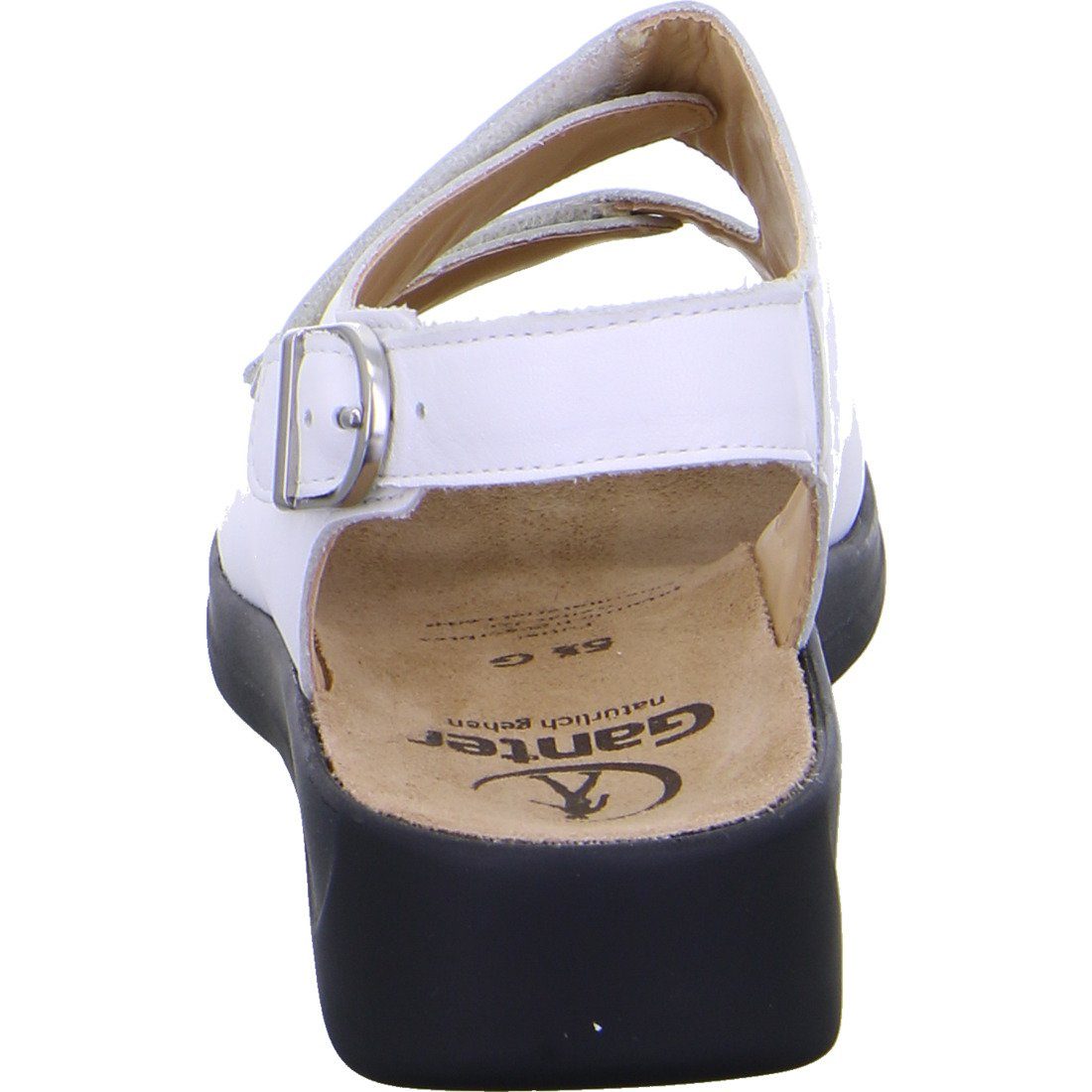 Schuhe, weiß - Monica Ganter Sandalette 045896 Ganter Materialmix Sandalette