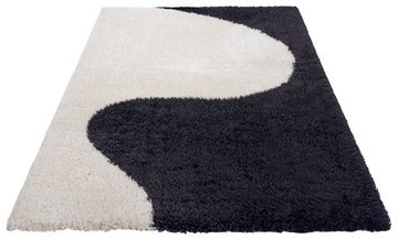 Hochflor-Teppich Alice, ELLE DECORATION, rechteckig, Höhe: 55 mm, Shaggy, Langflor, modern, flauschig, weich, Wohnzimmer, Schlafzimmer