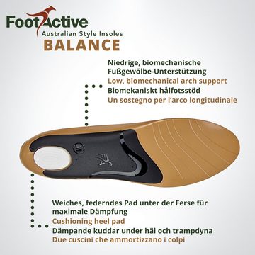 FootActive Einlegesohlen BALANCE - Einlegesohlen für jeden Schuh und optimale Fußgesundheit!