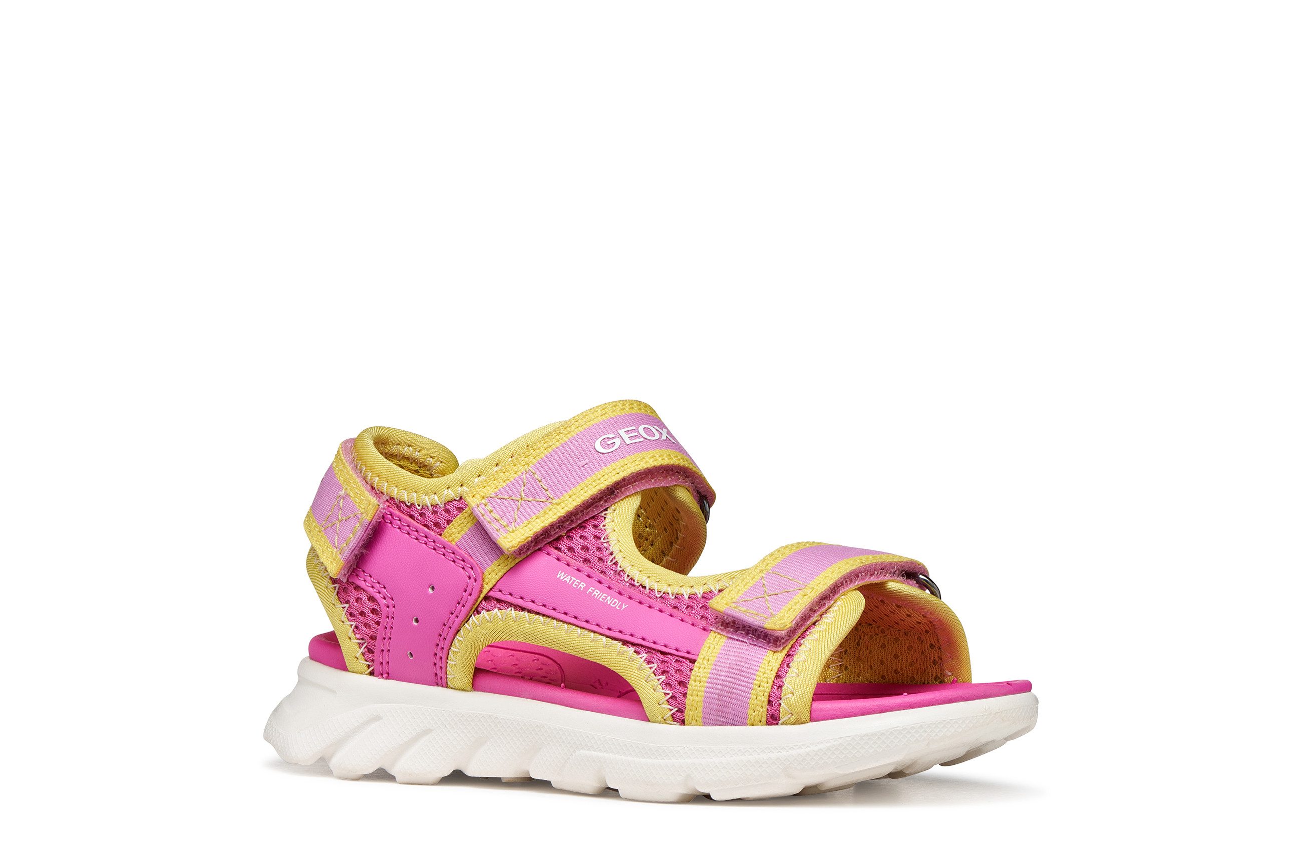 Geox J SANDAL AIRADYUM GI Sandale Klettschuh mit Logo, Größenschablone zum Download