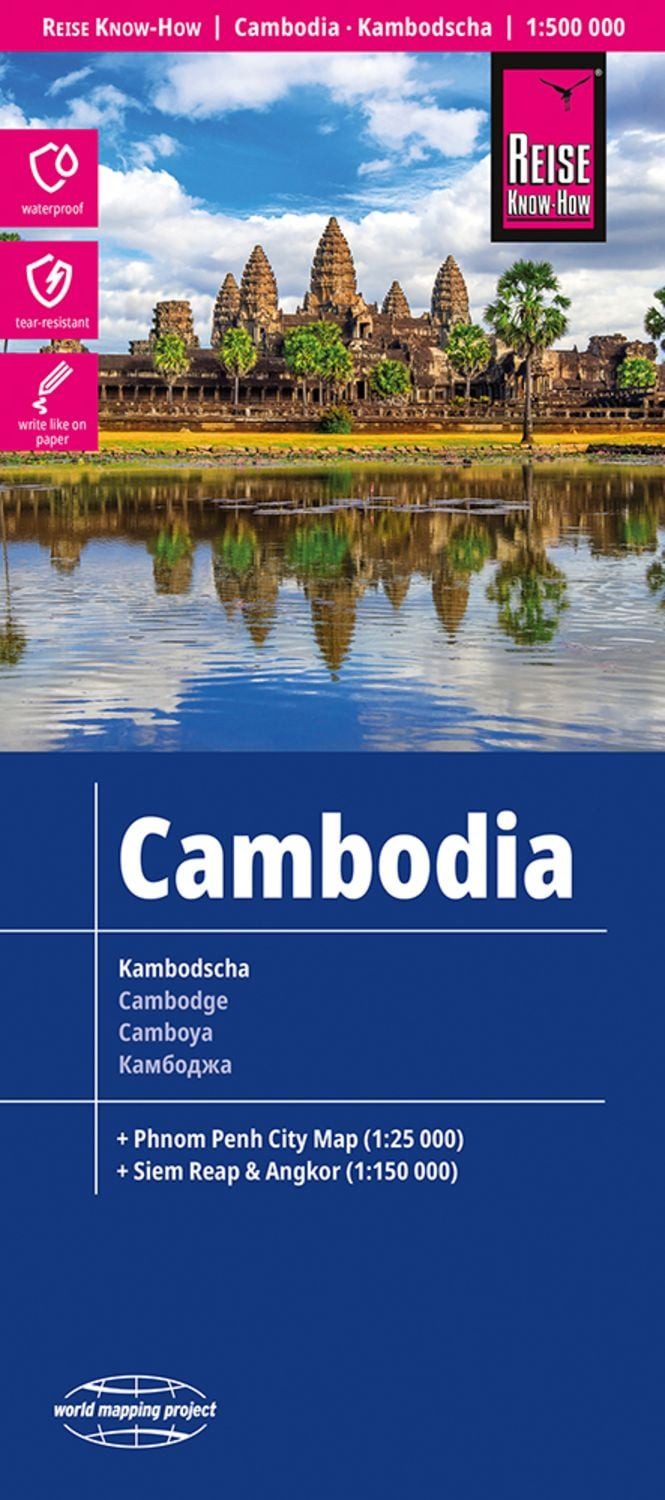 Reise Know-How Landkarte Kambodscha / Cambodia (1:500.000) / diverse