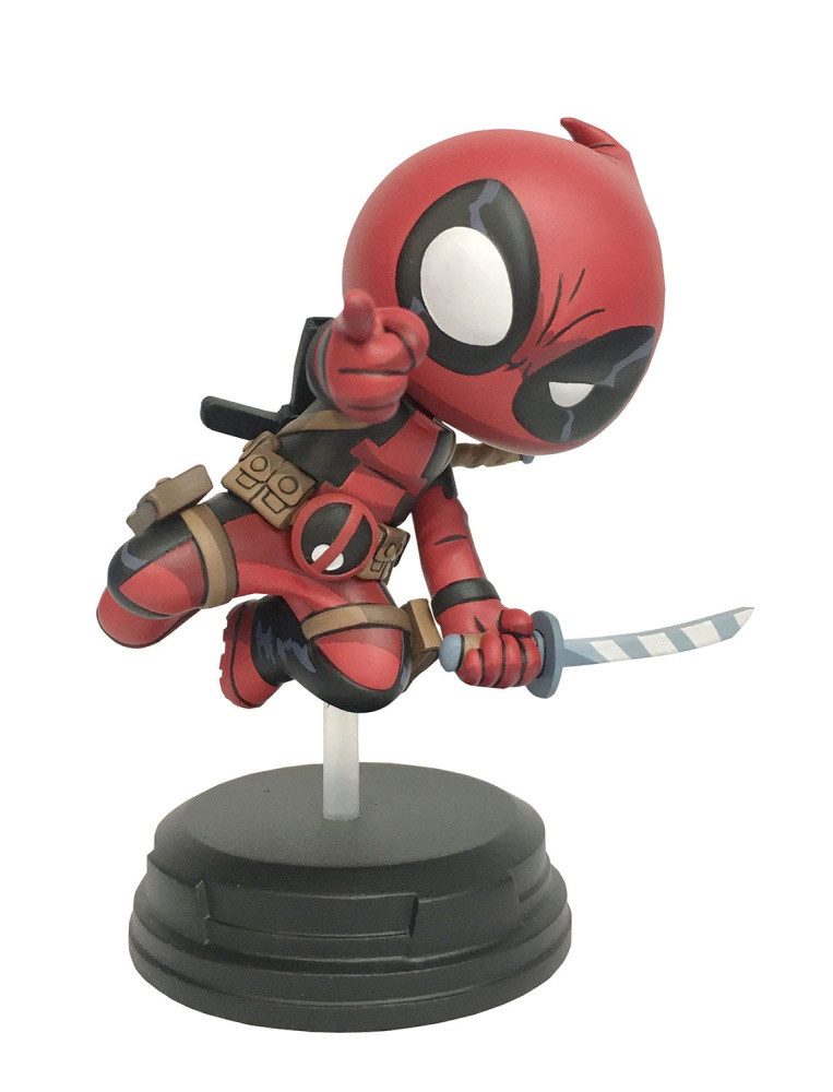 GENTLE GIANT Merchandise-Figur Marvel Animated Statue Deadpool (Jumping) 18 cm