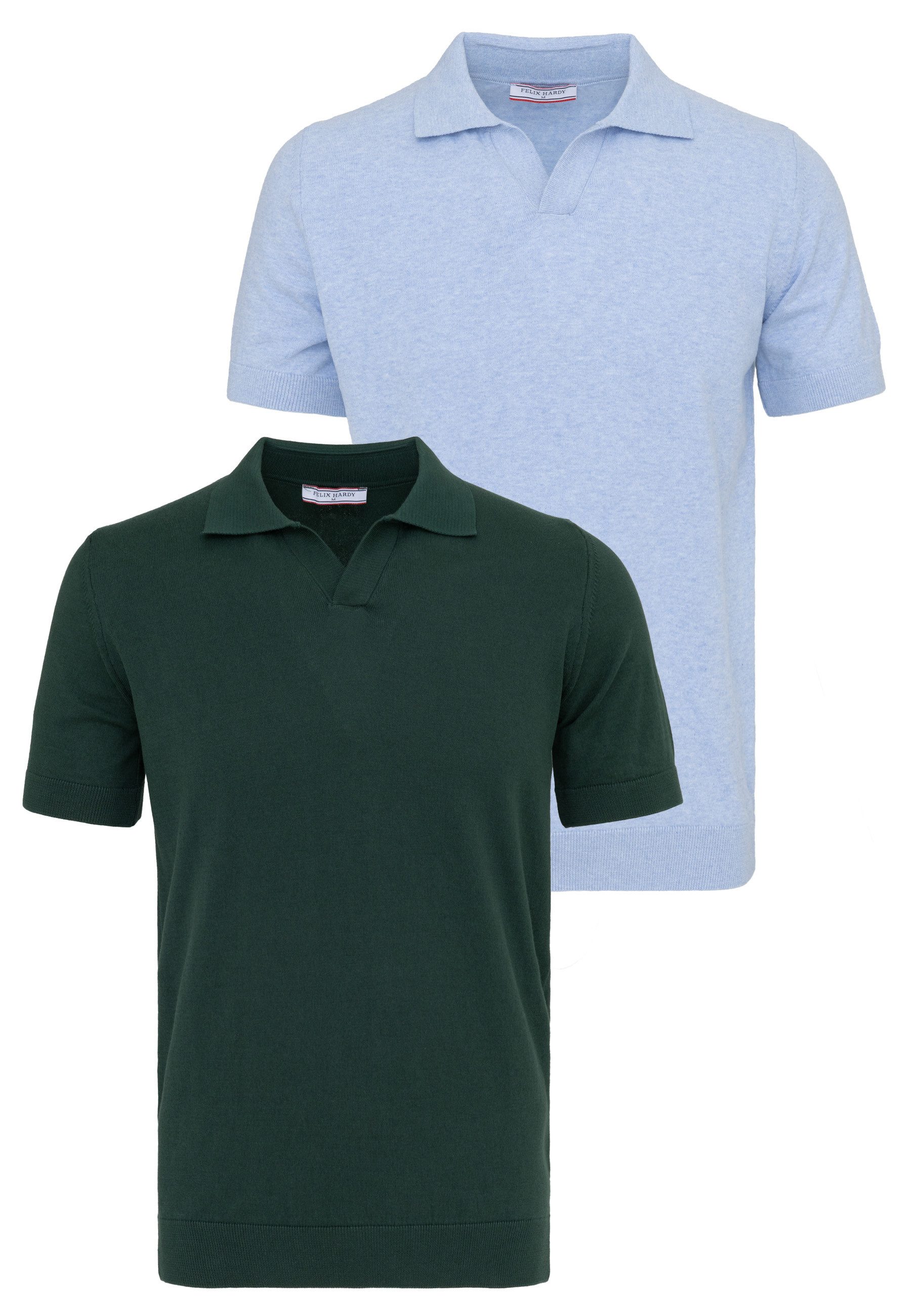 Poloshirt Polo Shirt Kurzarm 2er-Pack