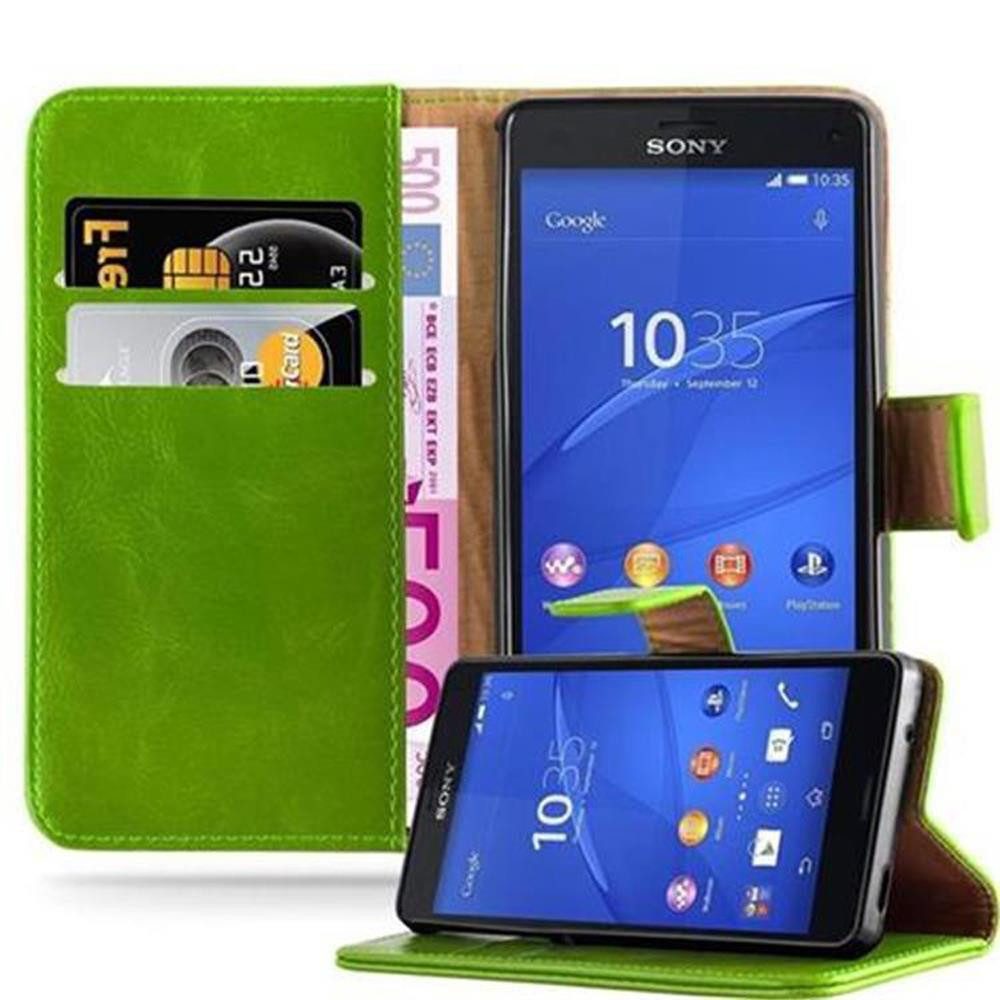 Cadorabo Handyhülle für Sony Xperia Z3 COMPACT Hülle Sony Xperia Z3 COMPACT, Klappbare Handy Schutzhülle - Hülle - mit Standfunktion und Kartenfach