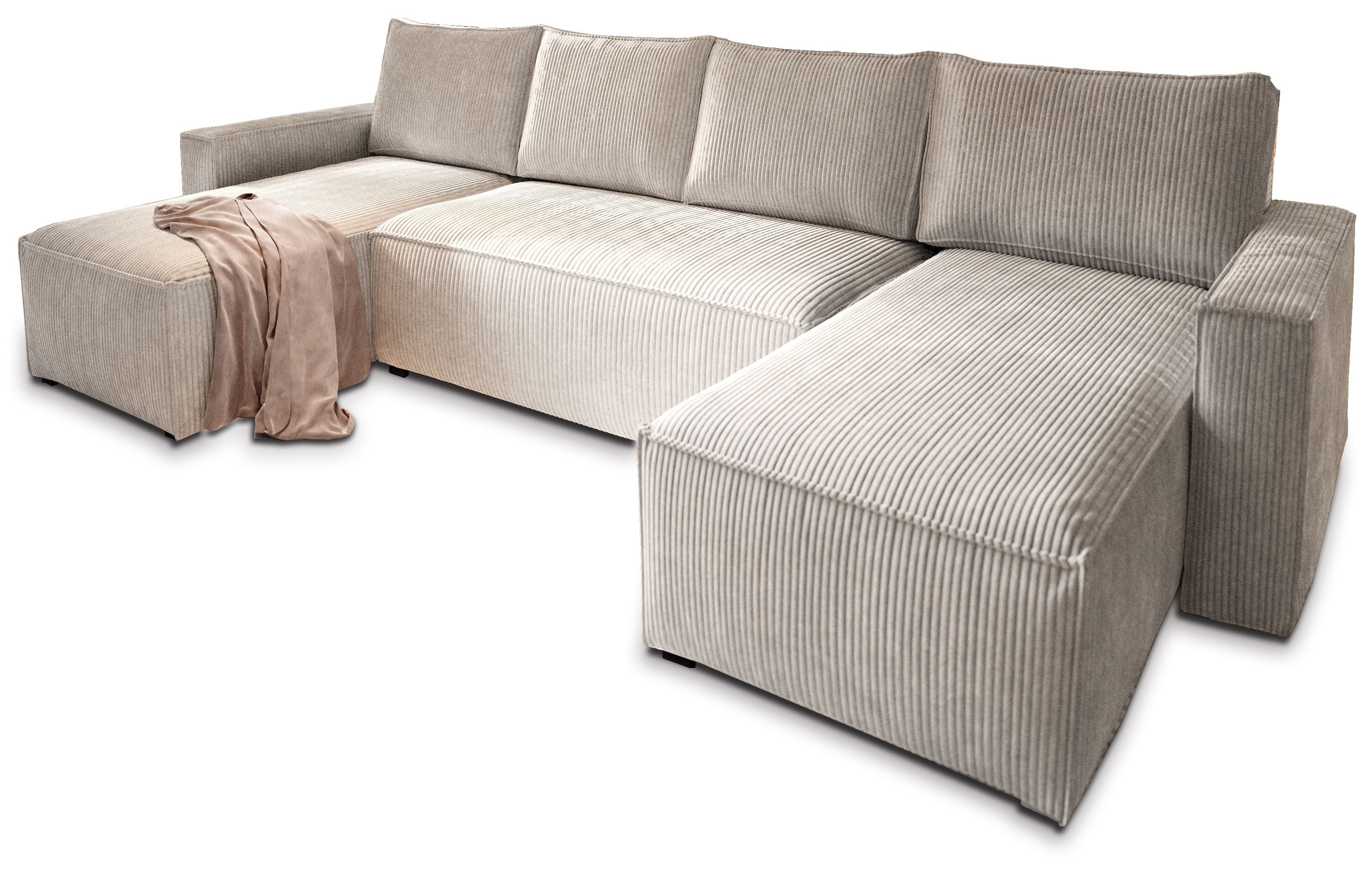 Masseno Ecksofa ASPRA mit Schlaffunktion U-Form, günstig online kaufen