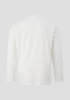 s.Oliver Langarmshirt Longsleeve aus Baumwollstretch