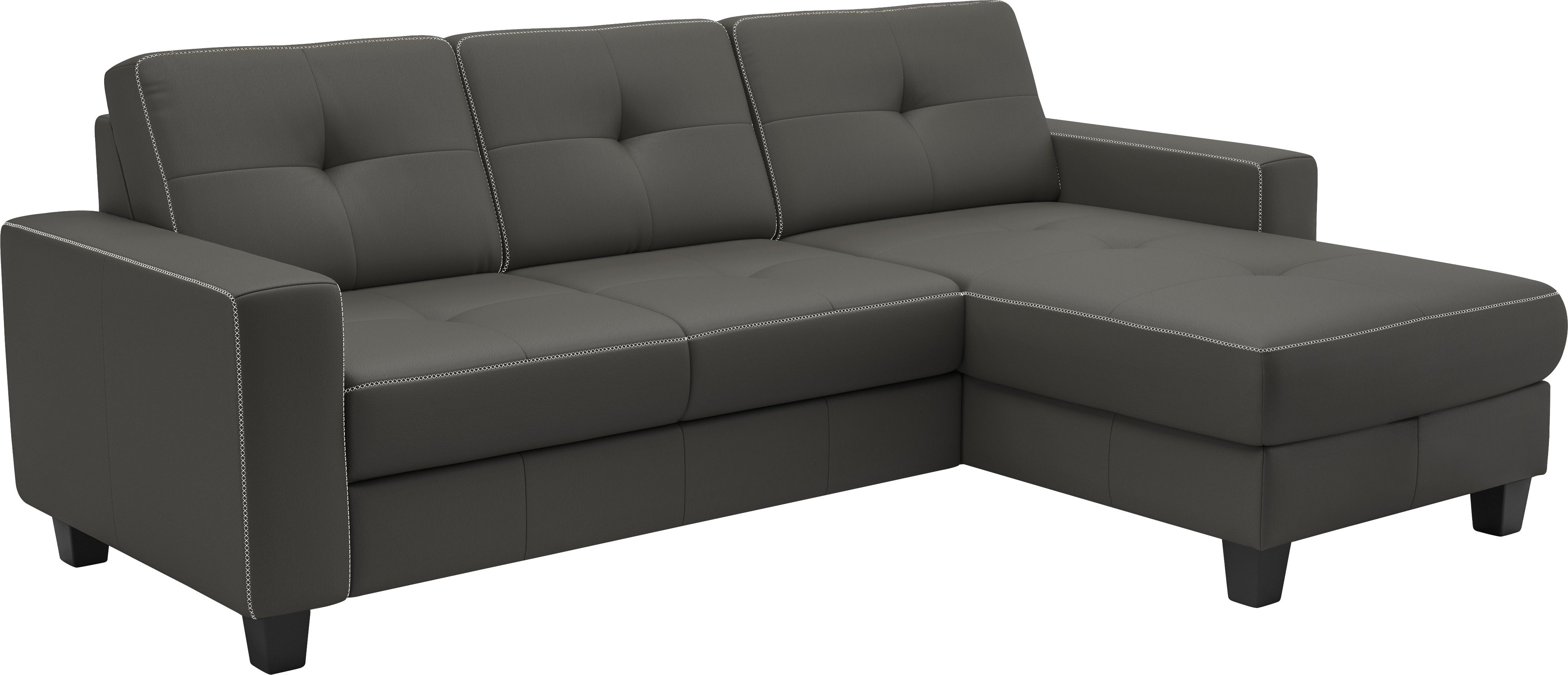 Home affaire Ecksofa Varese, wahlweise mit Bettfunktion und Bettkasten