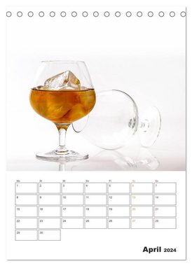 CALVENDO Wandkalender Coole Drinks (Tischkalender 2024 DIN A5 hoch), CALVENDO Monatskalender