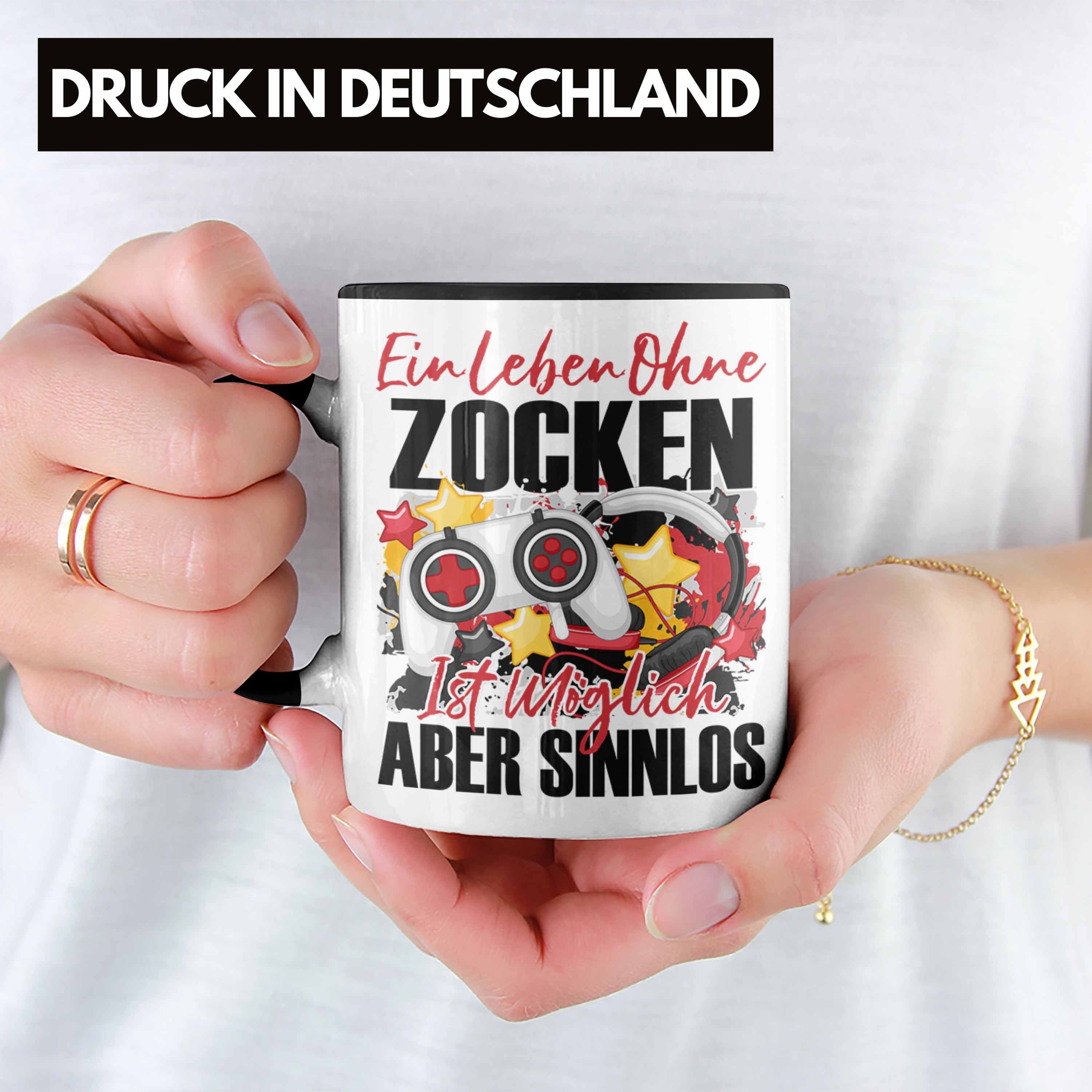 Geschenk - Zocker Spruch Ein Schwarz Gaming Geschenkidee Trendation Tasse Trendation Lebe Tasse