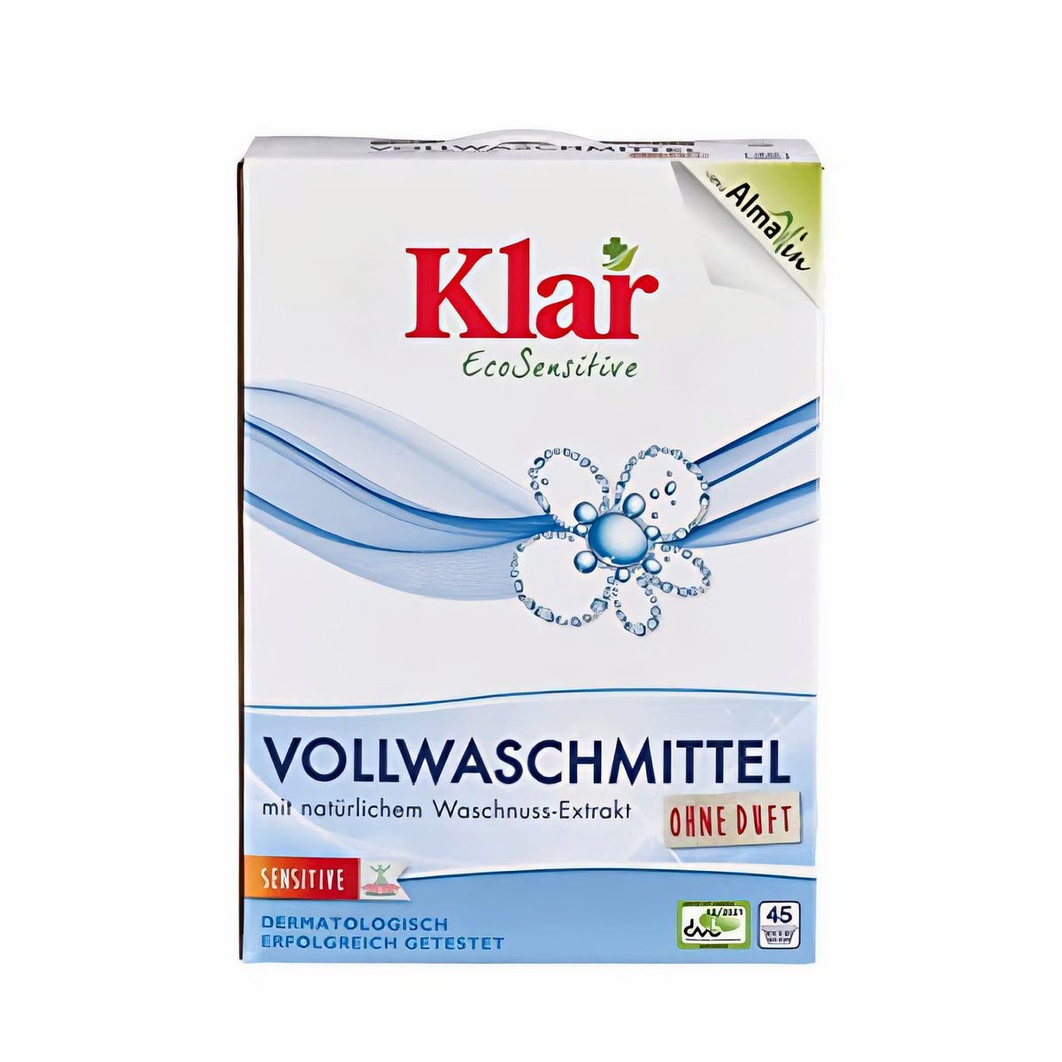 Klar Klar eco Sensitive Vollwaschmittel Pulver, 1 er 2475 g