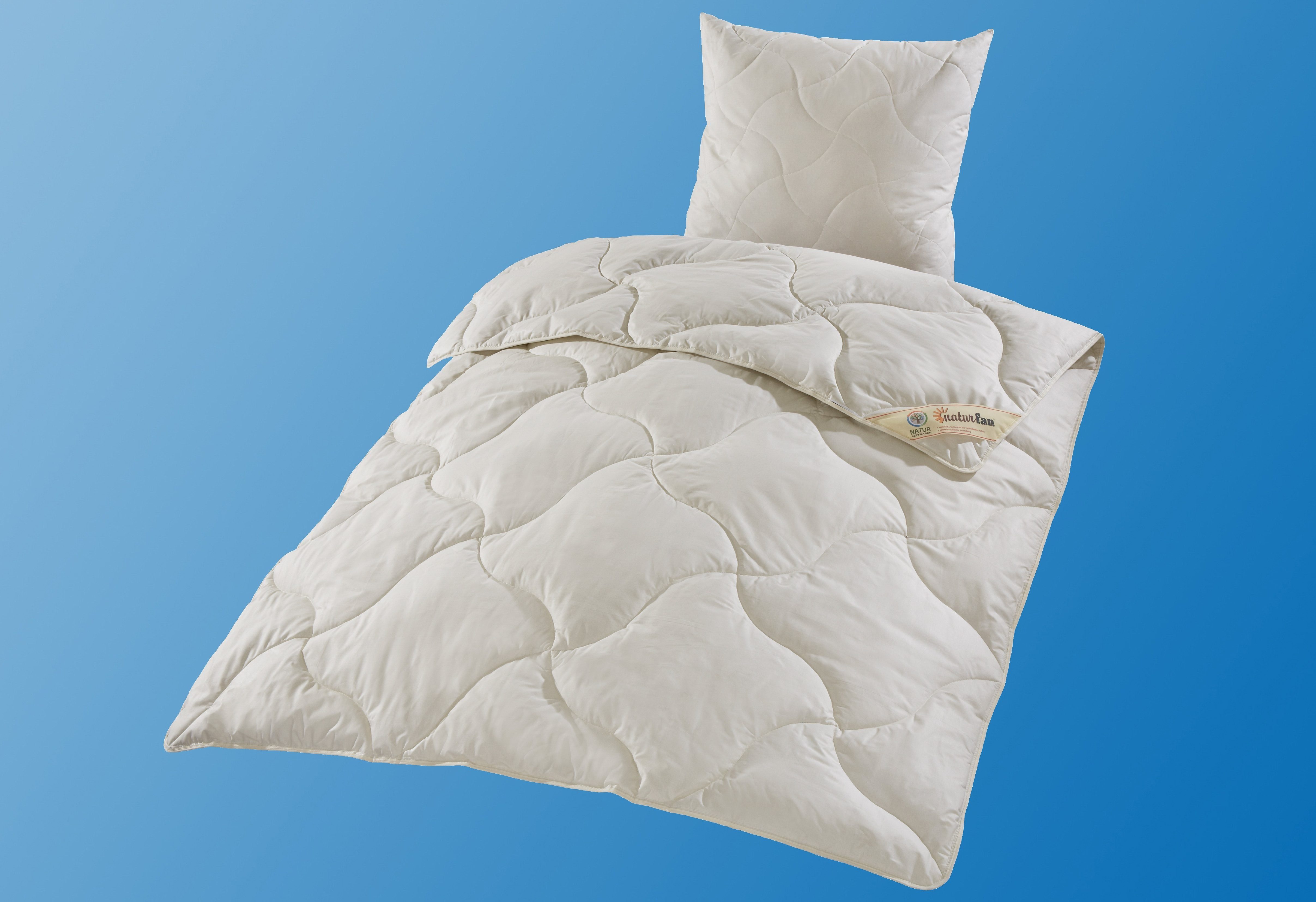 fan Naturfaserbettdecke TENCEL™ Leinen, Füllung: 50% Lyocell (TENCEL), 50% Leinen, Bezug: 100% Baumwolle, natürlich, kühlendes Schlafklima – Bild 5 von 5