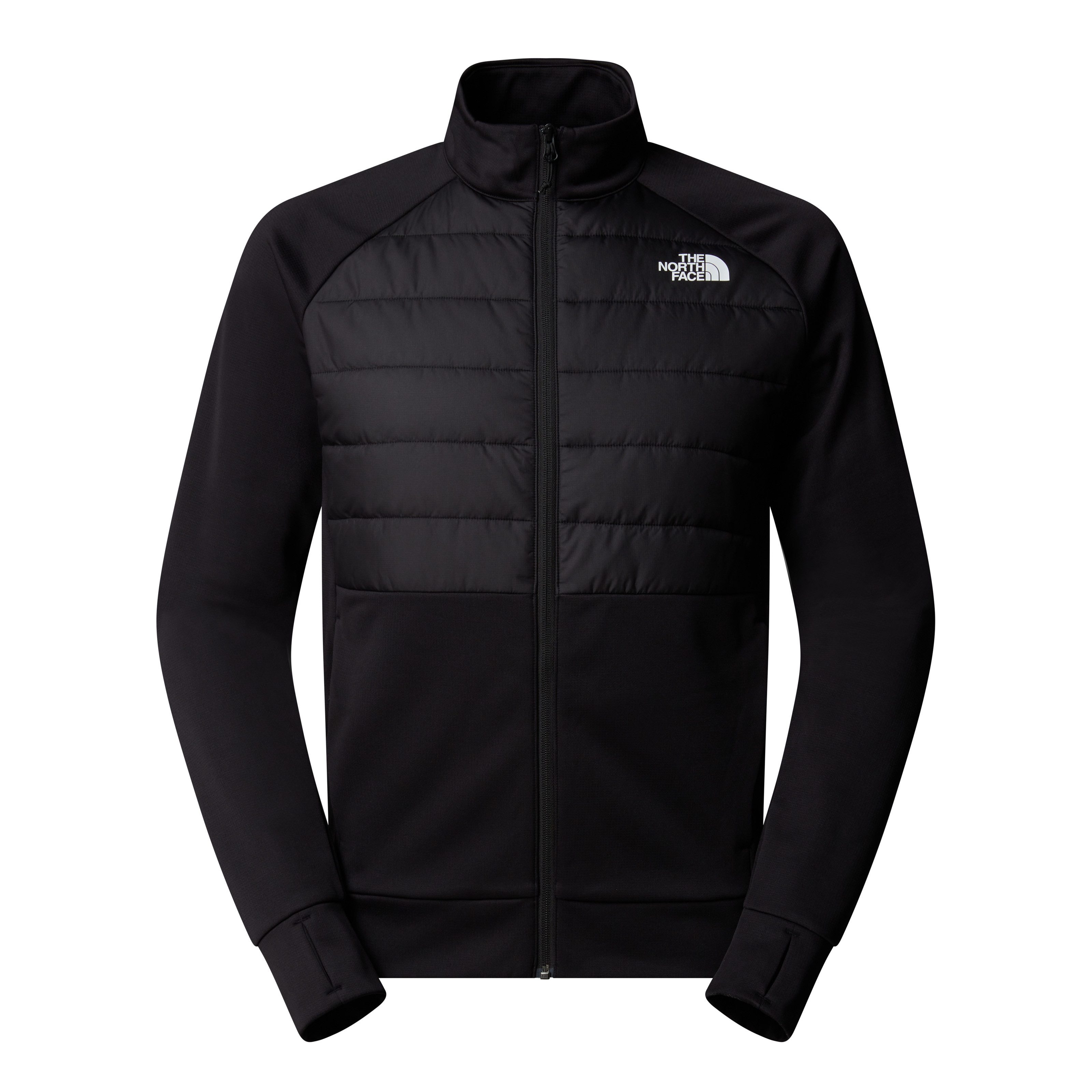 The North Face Fleecejacke M REAXION 2.0 FLEECE HYBRID FULL ZIP JAC sportlicher Stil, leichte Synthetik-Isolierung, mit Reißverschluss