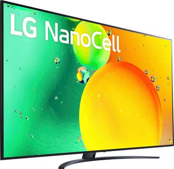 LG 75NANO769QA LED-Fernseher (189 cm/75 Zoll, 4K Ultra HD, Smart-TV, α5 Gen5 4K AI-Prozessor, Direct LED, HDMI 2.0, Sprachassistenten)