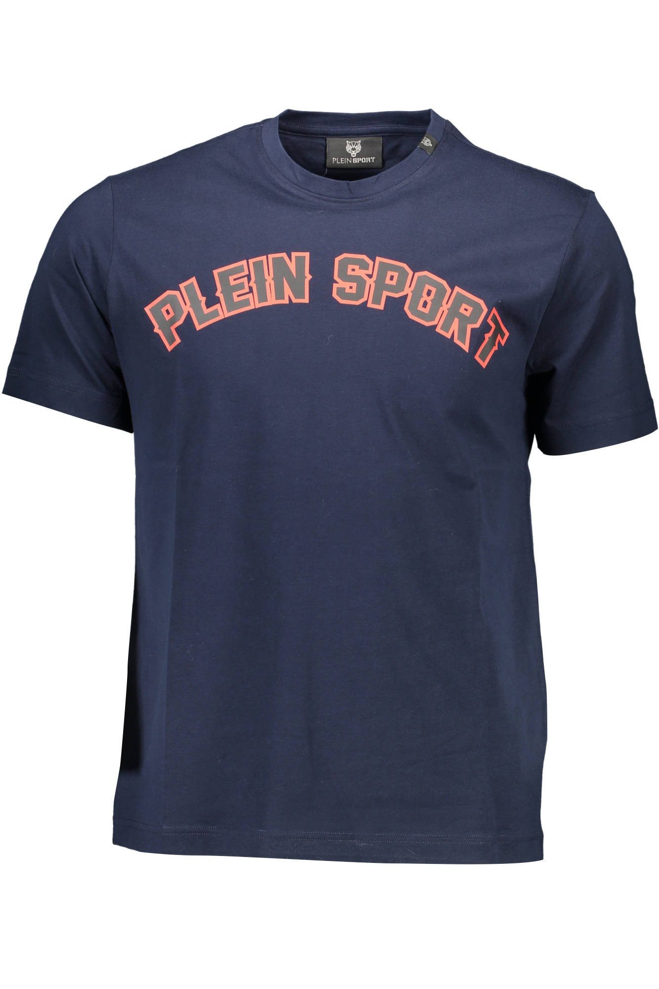 PLEIN SPORT T-Shirt Herren Kurzarmshirt in Blau mit Druck und