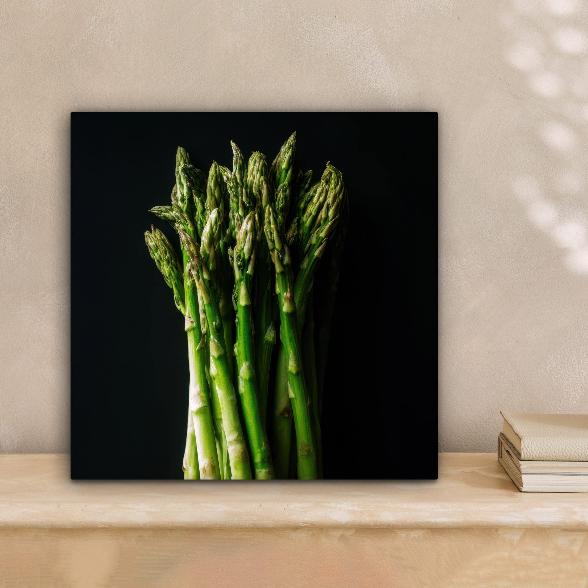 OneMillionCanvasses® Leinwandbild Spargel - hellgrün, Fotodruck günstig online kaufen