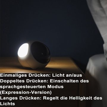 Gontence Nachttischlampe Wecker Smart Multifunktionaler Alarm Kleines Nachtlicht Kinderwecker