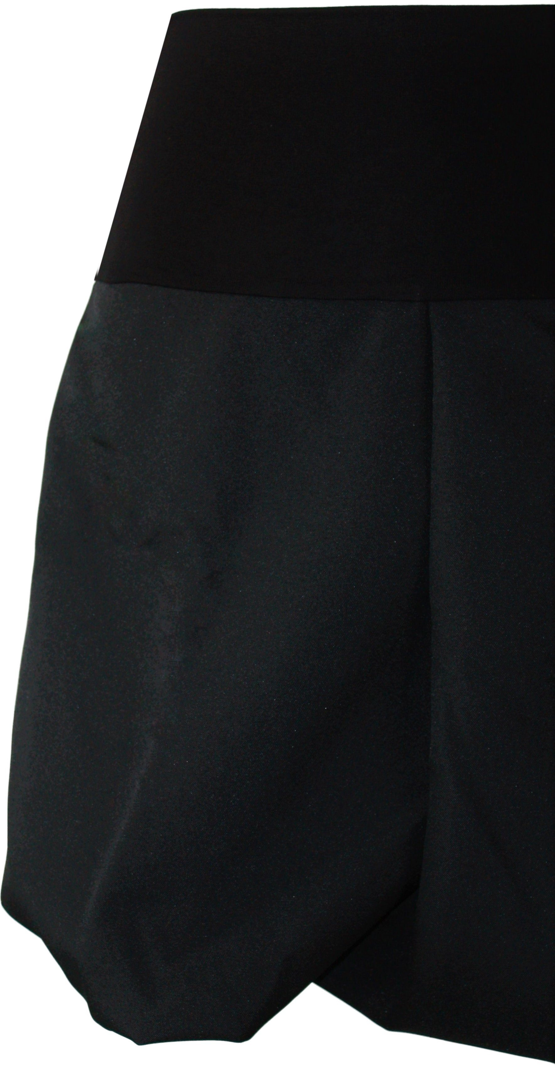 dunkle design Ballonrock 51cm Grau Schwarz günstig online kaufen