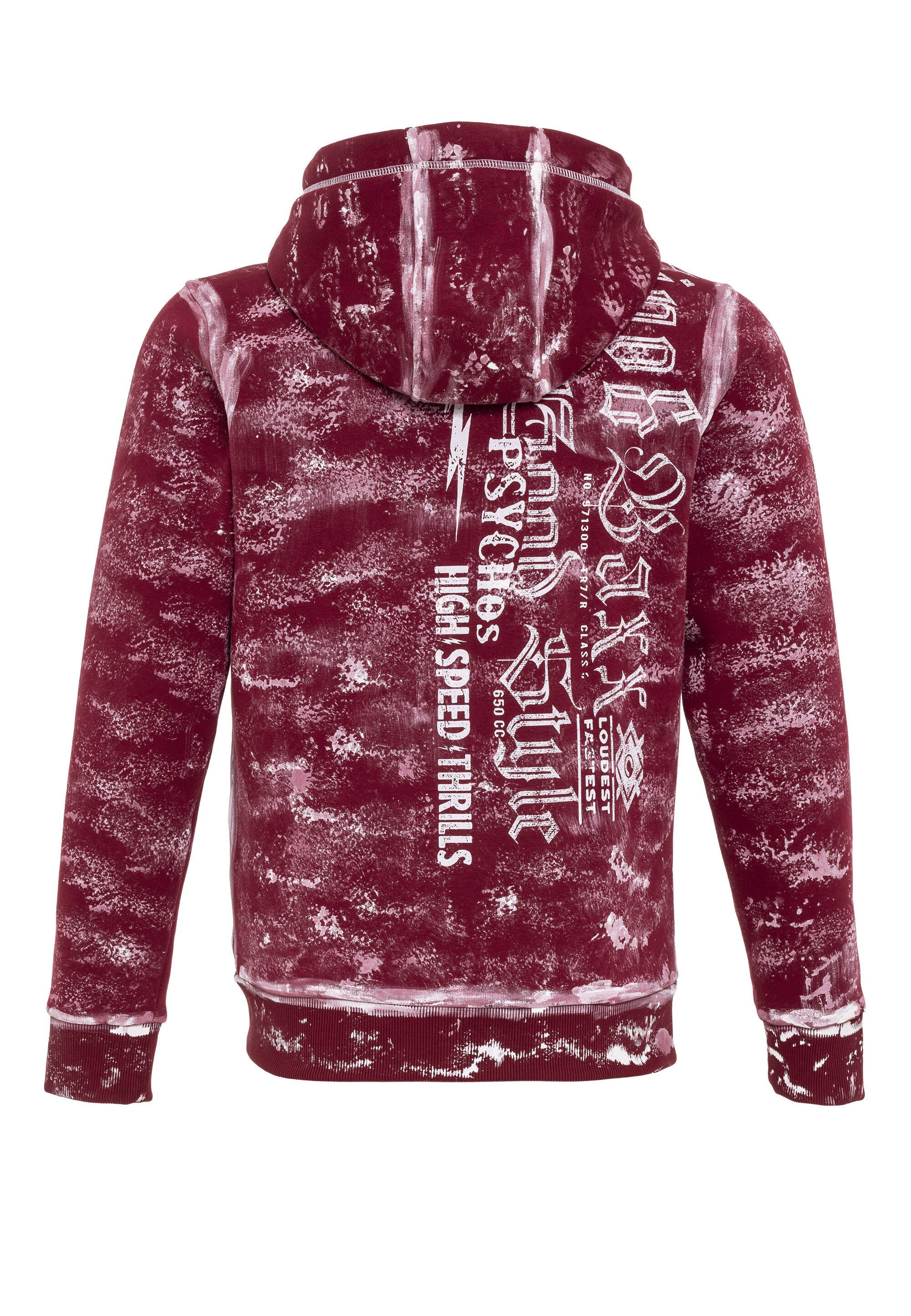 Cipo & Baxx Sweatjacke Jacken (1-tlg) mit auffälligem Print, CL544 günstig online kaufen