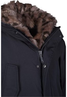 URBAN CLASSICS Wintermantel Urban Classics Herren Hooded Faux Fur Parka