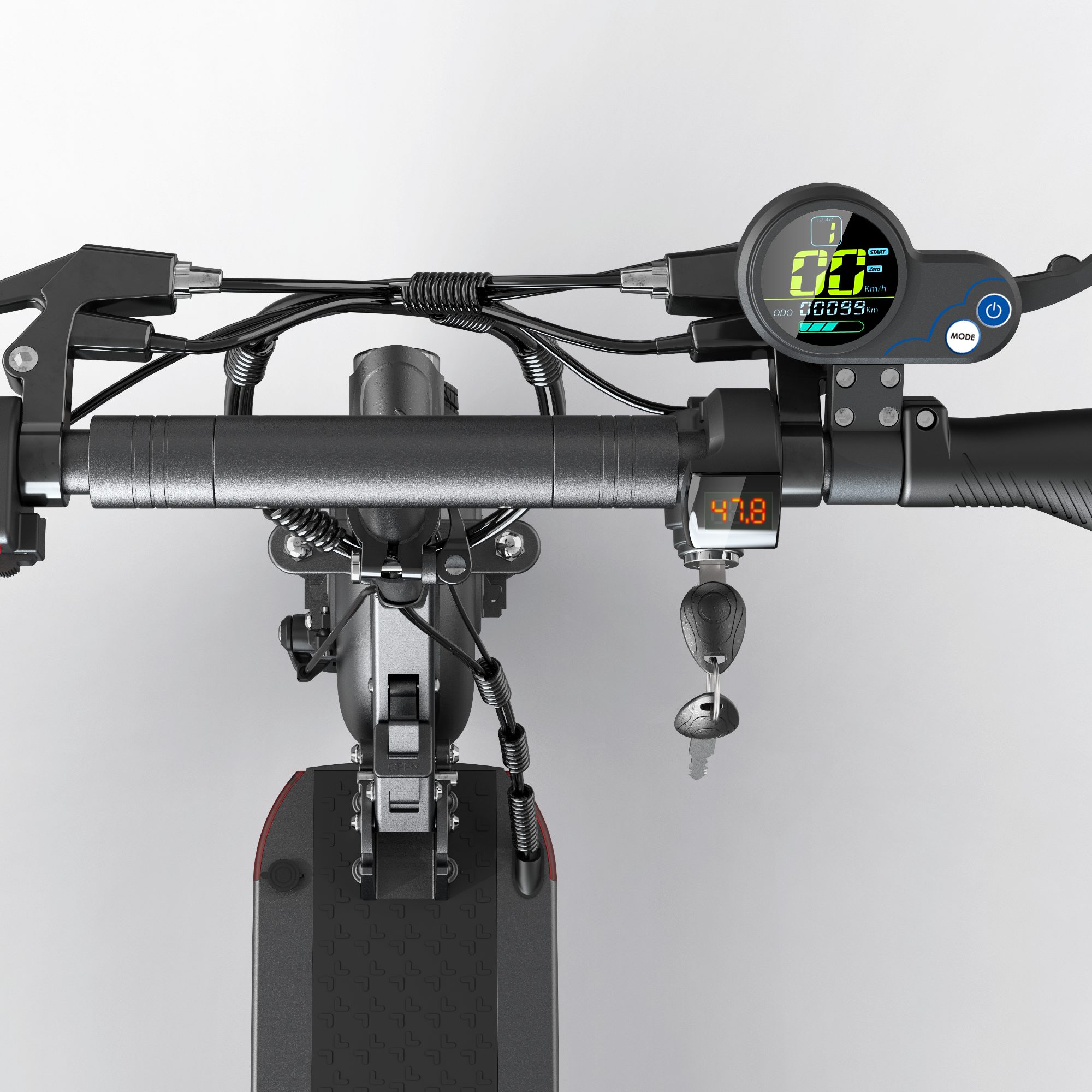 JOYOR E-Scooter Offroad Elektroroller Y6-S 10 Zoll 18 Ah Akku, 38 km/h, Diebstahlsicherung, hohe Reichweite