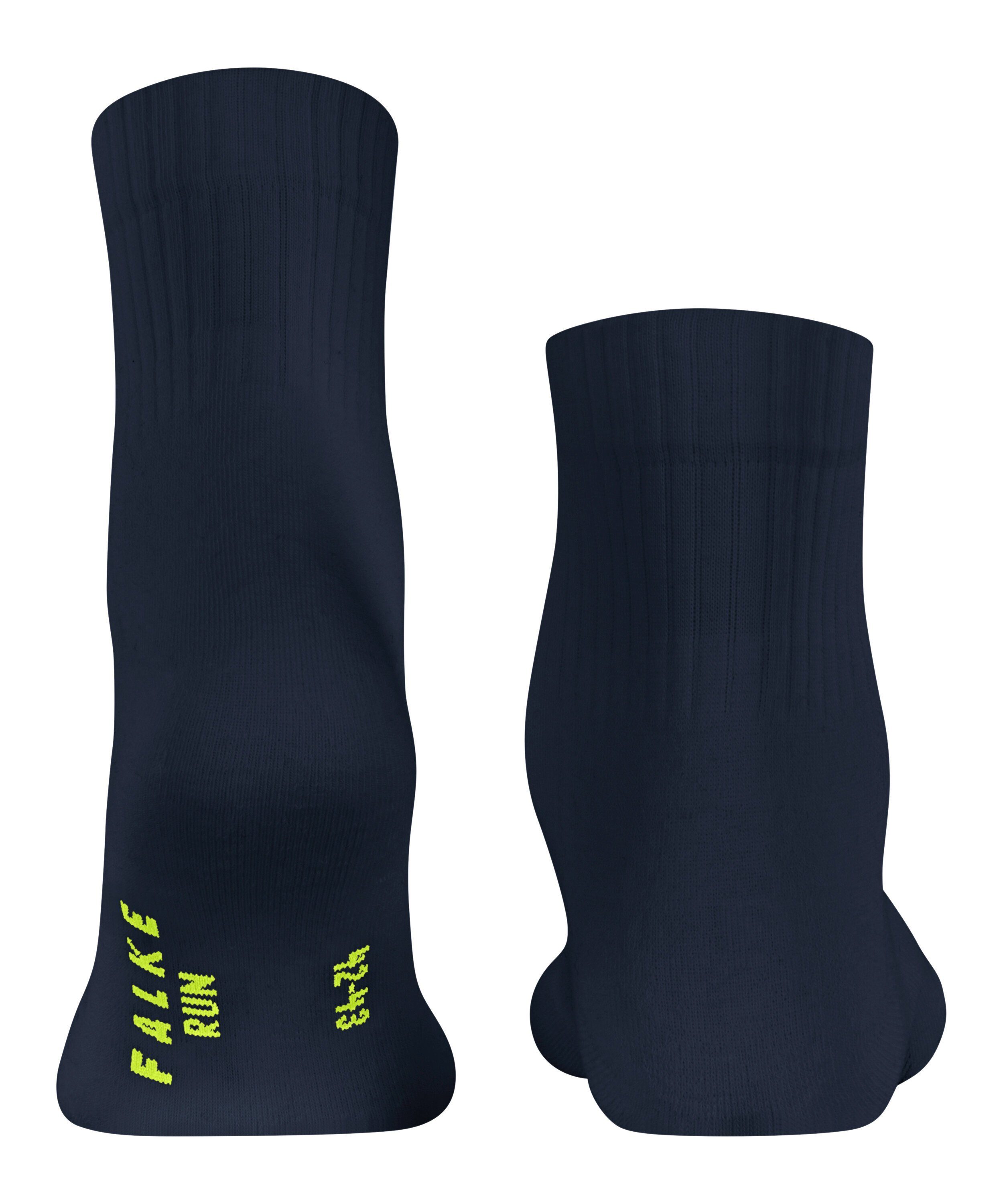 FALKE Socken Run Rib Kurzsocken (1-Paar) mit Rippstruktur & gepolsterter Sohle