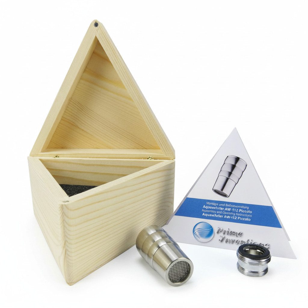 Prime Inventions Patronenfilter, Aquawhirler Piccolo AW-112 Wasserwirbler Edelstahl