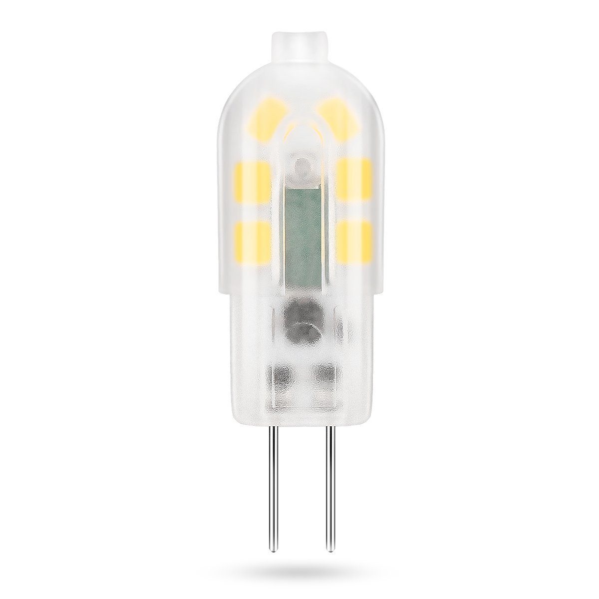 Eco iscooter Halogen Dimmbar, 10er LED G4 Glühbirne -1 Pack Halogen, 6W Stiftsockellampen 12V Halogenlampen Flutlichtstrahler Warmweiß, G4