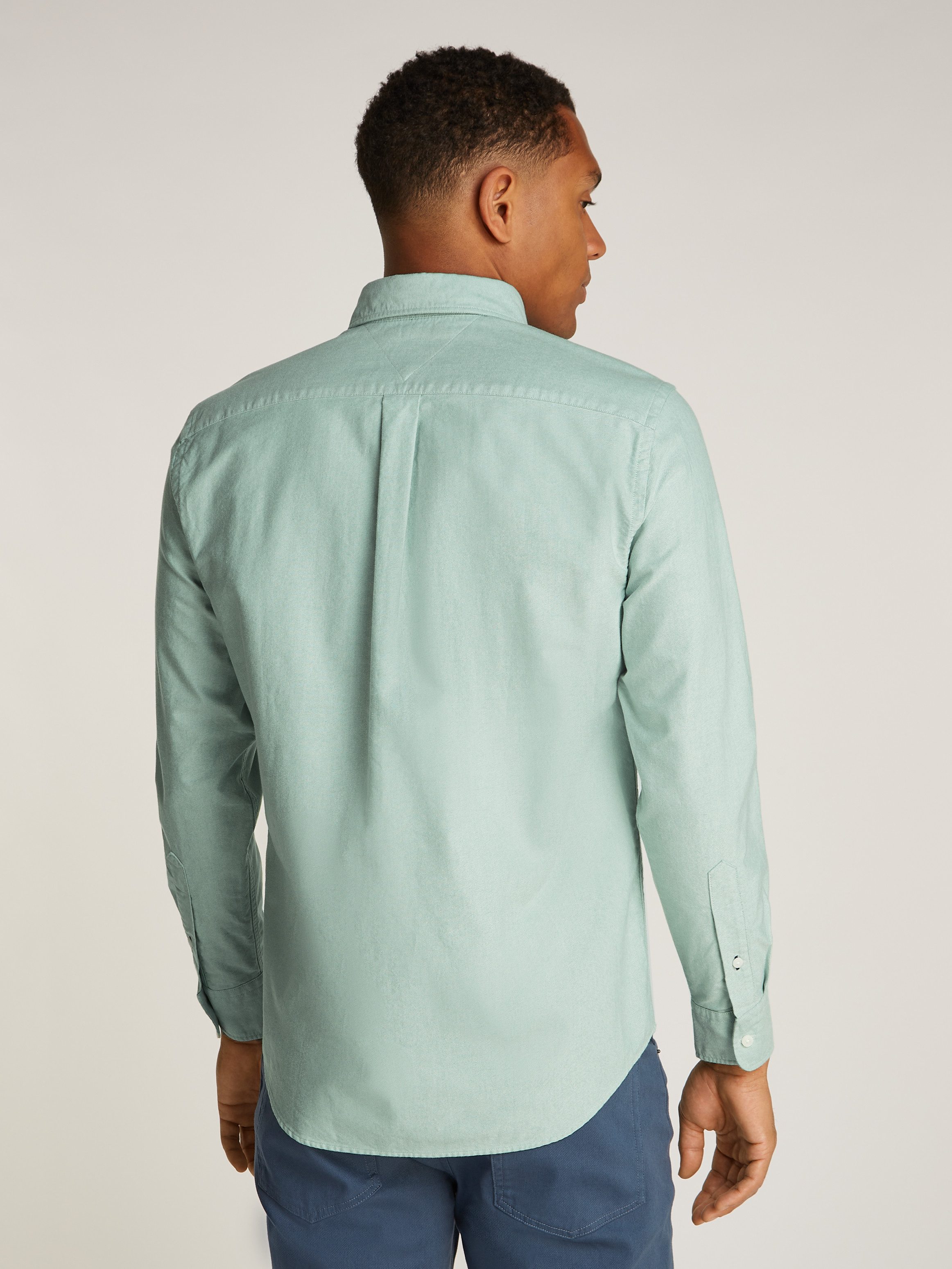 Tommy Hilfiger Langarmhemd SOLID HERITAGE OXFORD günstig online kaufen