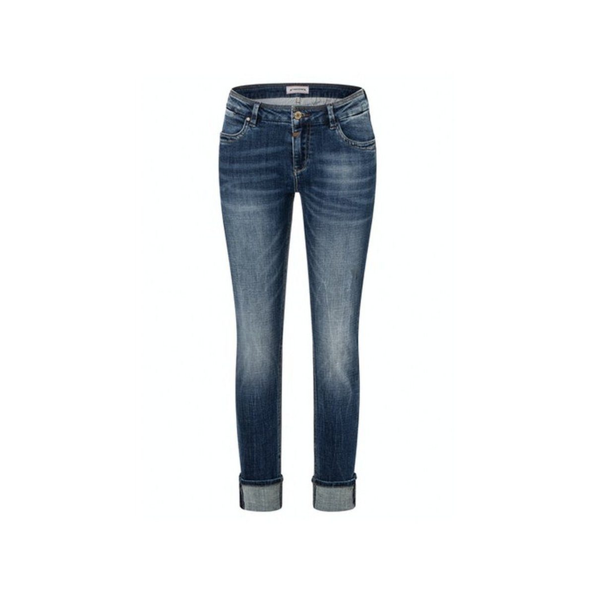 TIMEZONE 5-Pocket-Jeans blau (1-tlg) | Straight-Fit Jeans