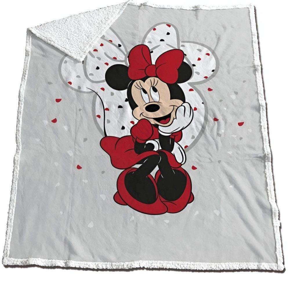 Wohndecke Disney Minnie Maus Coral Decke warme Kuscheldecke 130x170 cm, Dis günstig online kaufen