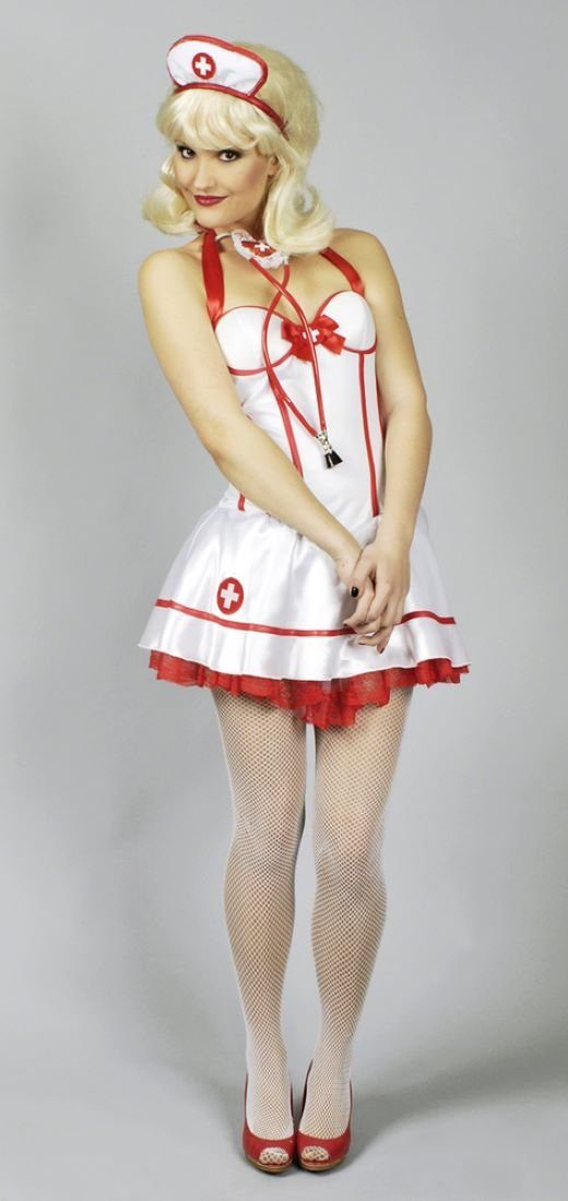 Das Kostümland Arzt-Kostüm Sexy Krankenschwester Sindy Kostüm