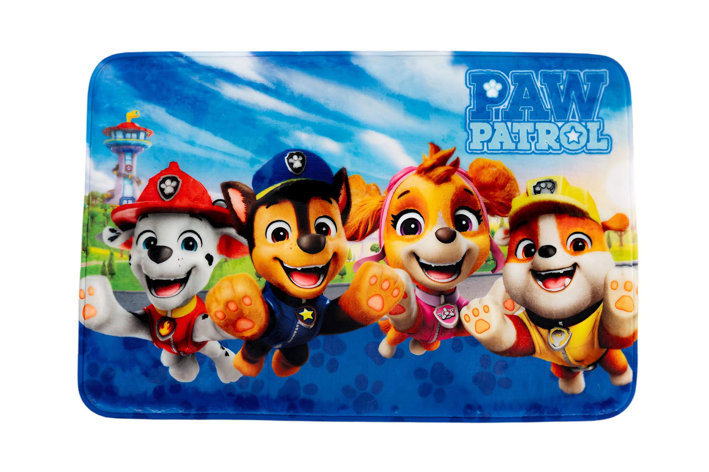 PAW PATROL Kinderteppich Paw Patrol Chase Teppich Kinderteppich Badvorleger Matte 40x60 cm, Rechteck